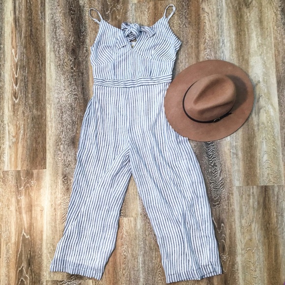 Nordstrom Pants - Japna | Blue Striped Jumpsuit